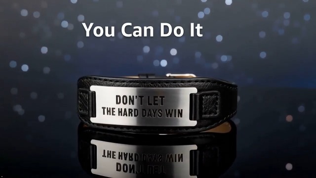 Pulsera Inspiracional de Cuero para Hombre miniatura 7