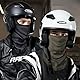 WTACTFUL Sturmhaube Motorrad Sommer Atmungsaktiv Vollgesichtsmaske Motorrad Maske für Herren Damen Winter Fahrrad Snowboarden Verlängern Schwarz