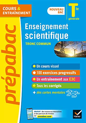 Télécharger Enseignement scientifique Tle générale (tronc commun) - Prépabac Cours & entraînement : nouveau Livre PDF Gratuit