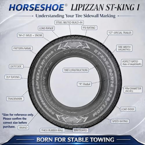 Horseshoe Lipizzan ST-KING II Trailer Tire