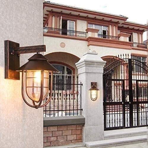 Aplique de pared exterior para comedor y salones de terrazas WQHPLMD 6