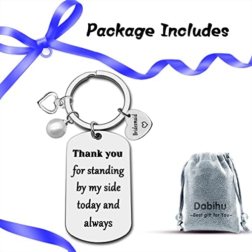 Bridesmaid Gift from Bride Maid of Honor Keyring Maid of Honor Proposal Gifts Wedding Keychain for Bridesmaids Best Friends Sister Appreciation Thank You Gift Bridal Party Bachelorette Party Gift