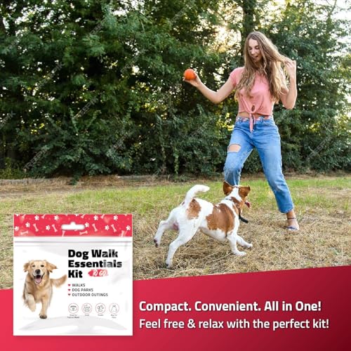 pH Advantage Dog Walk Essentials Kit para viagem, pacote portátil para cuidados com animais de estim