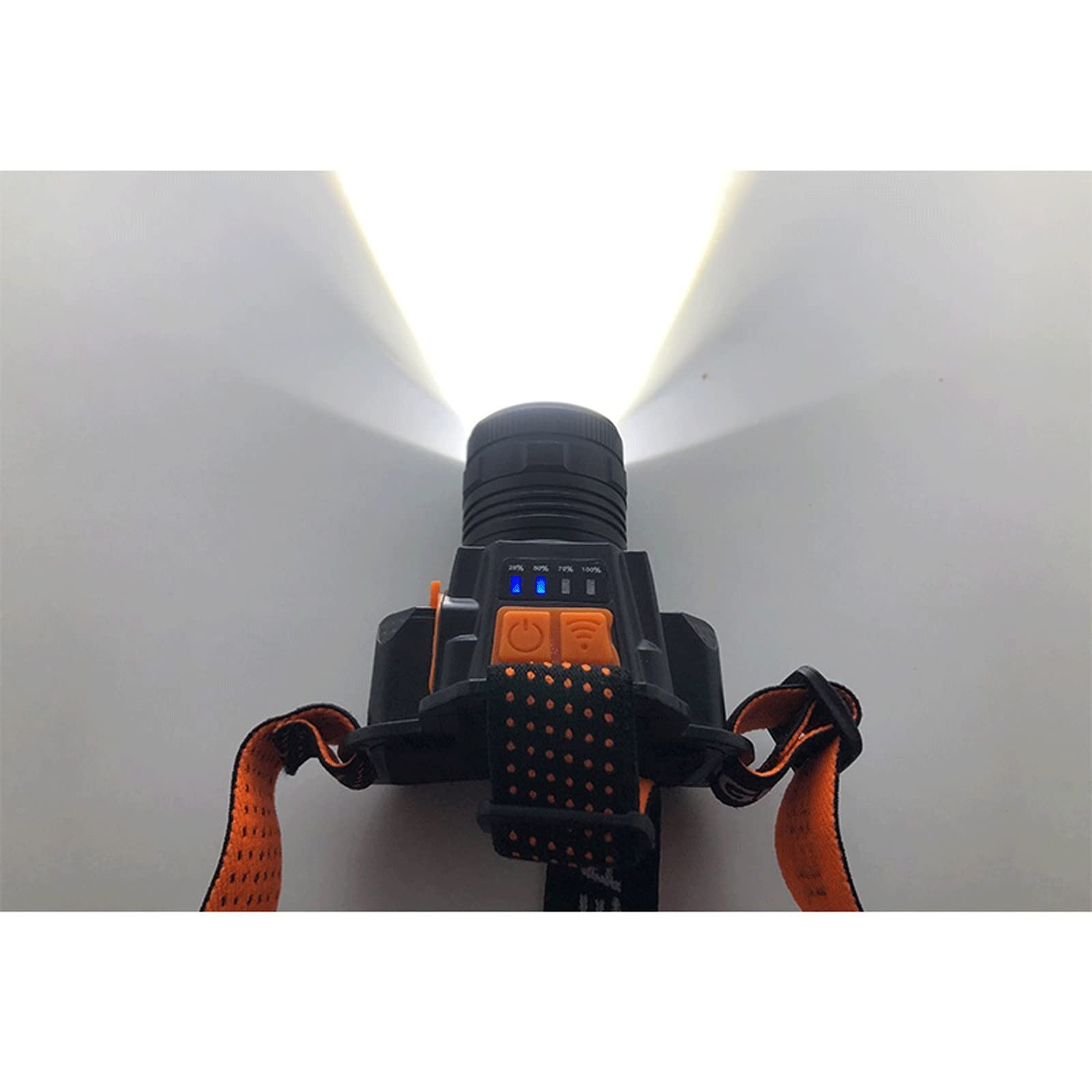 Latarka czołowa ładowalna czujnik COB czołówka zewnętrzna super jasna lampa LED latarka USB ładowalna czołówka latarka czołowa