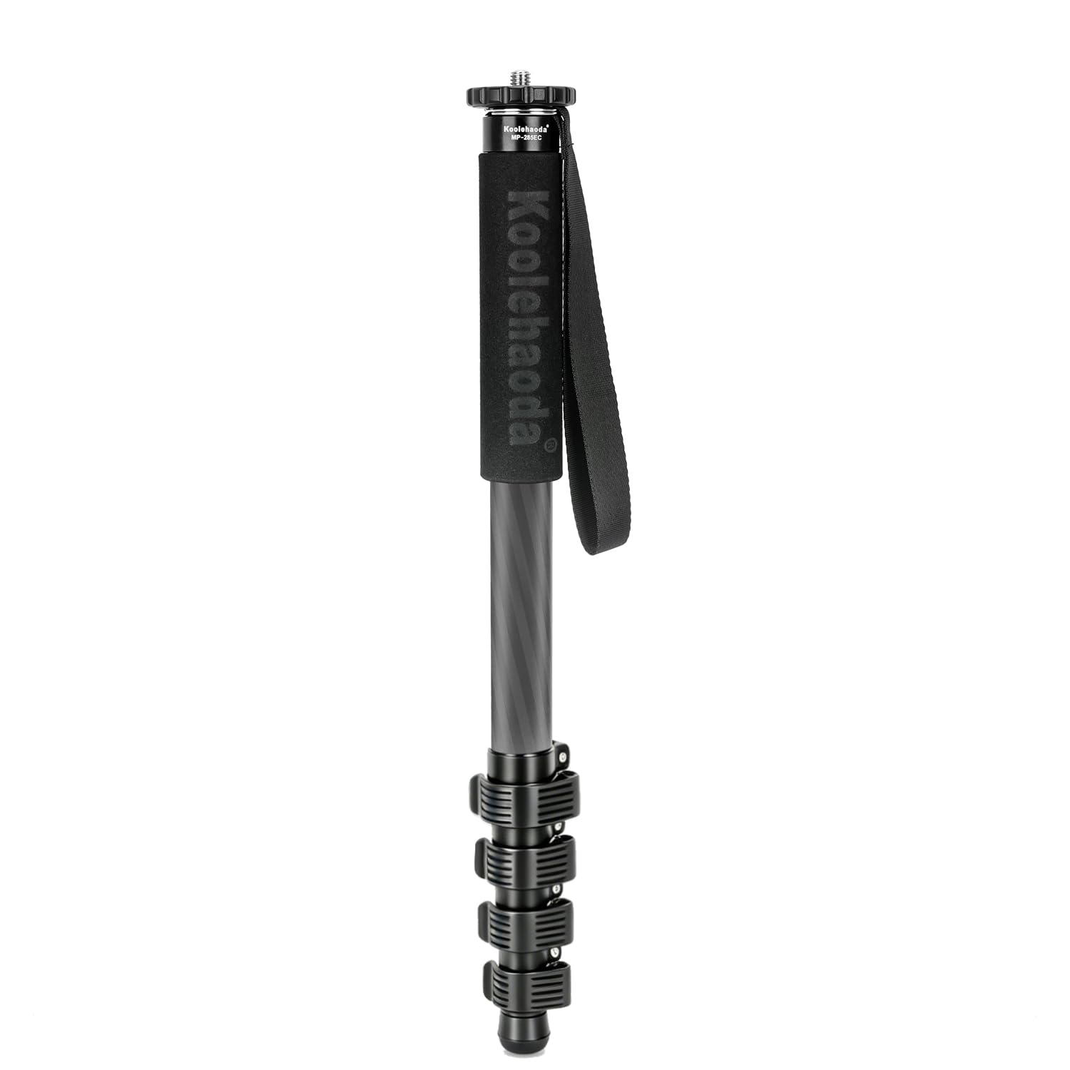 Koolehaoda 165cm Monopiede Fotocamera Fibra di Carbonio Portatile Viaggio