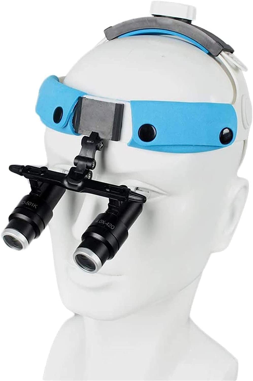 HTTGDGDH Headband Magnifier, Handheld Digital Magnifier, 4X Doctor Magnifying Glass Binocular Headband Loupes Magnifier Surgical, Orthopedic,