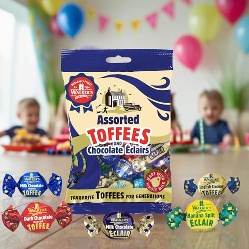 Walkers Nonsuch Assorted Toffees & Chocolate Eclairs , 150 G (1Er Pack)