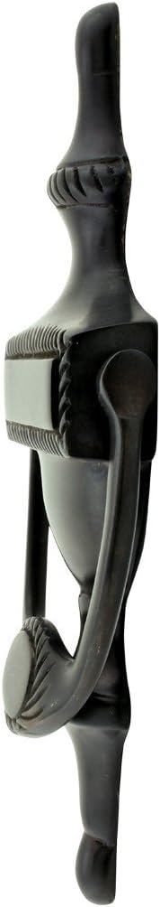 Renovators Supply Manufacturingᵀᴹ Heavy Traditional Style Door Knocker – Solid Brass Construction, Oil Rubbed Bronze Finish, 7 Inch Long with Mounting Hardware