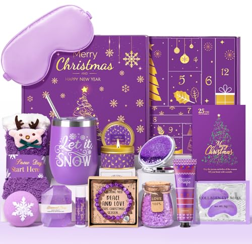 Lavender Spa Self-Care Advent Calendar for Women