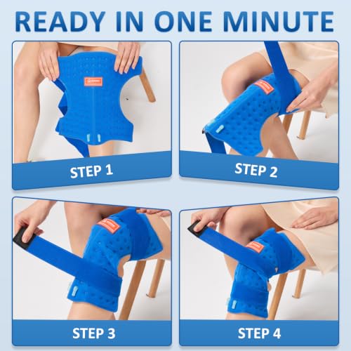 Image of AOKESTE Cold Therapy Machine Pad for Knee, Ergonomic Reusable Knee Pad Only