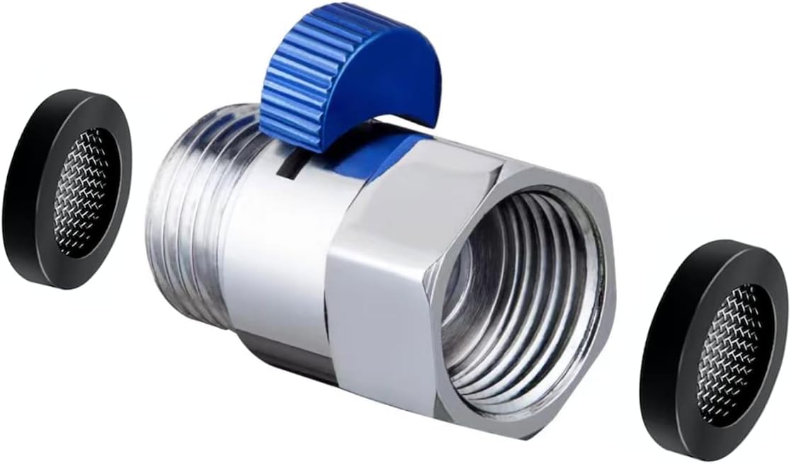 ARUMUR Brass Water Flow Control ShutOff Valve,Adjust Flow Rate,Reduce