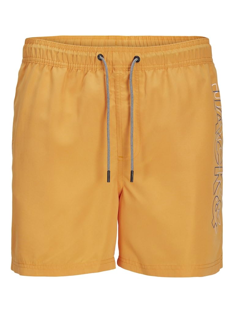 Jack & Jones Jpstfiji Jjswim Double Logo Sn LY Bañador Corto, Albaricoque, M para Hombre
