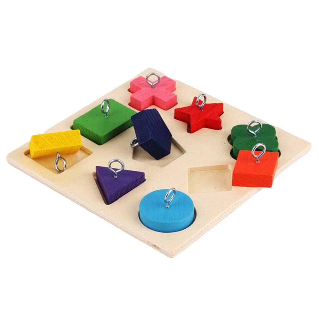 Enakshi Bird Activity Toy Parrot Cockatiels Smart Training Wooden Puzzle Blocks Toy |Pet Supplies | Bird Supplies | Toys (B0BN16F3XK) Amazon Price History, Amazon Price Tracker