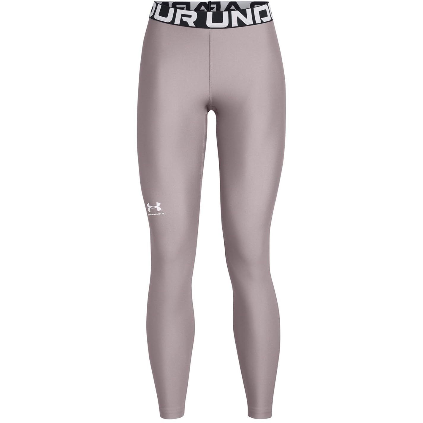 Under Armour HeatGear Authentics Damen-Leggings, Tetra Grey/White, XL