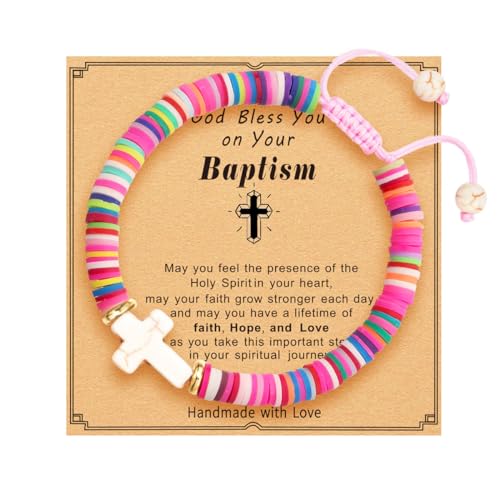Cross Bracelet for girls,first communion baptism bless gifts for teen girls,girl bracelets for Daughter Sister Girlfriend Grandma Wife