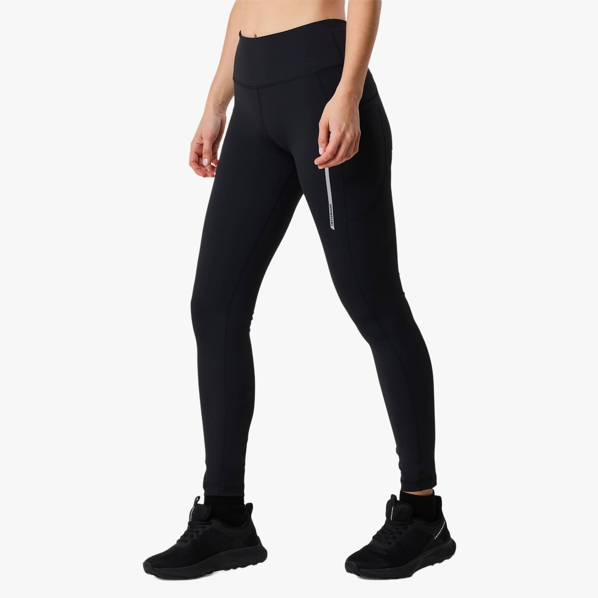 Swedemount Core Pocket Legginsy Długie – Wygodne, elastyczne legginsy fitness z kieszeniami do biegania i ćwiczeń na siłowni dla kobiet