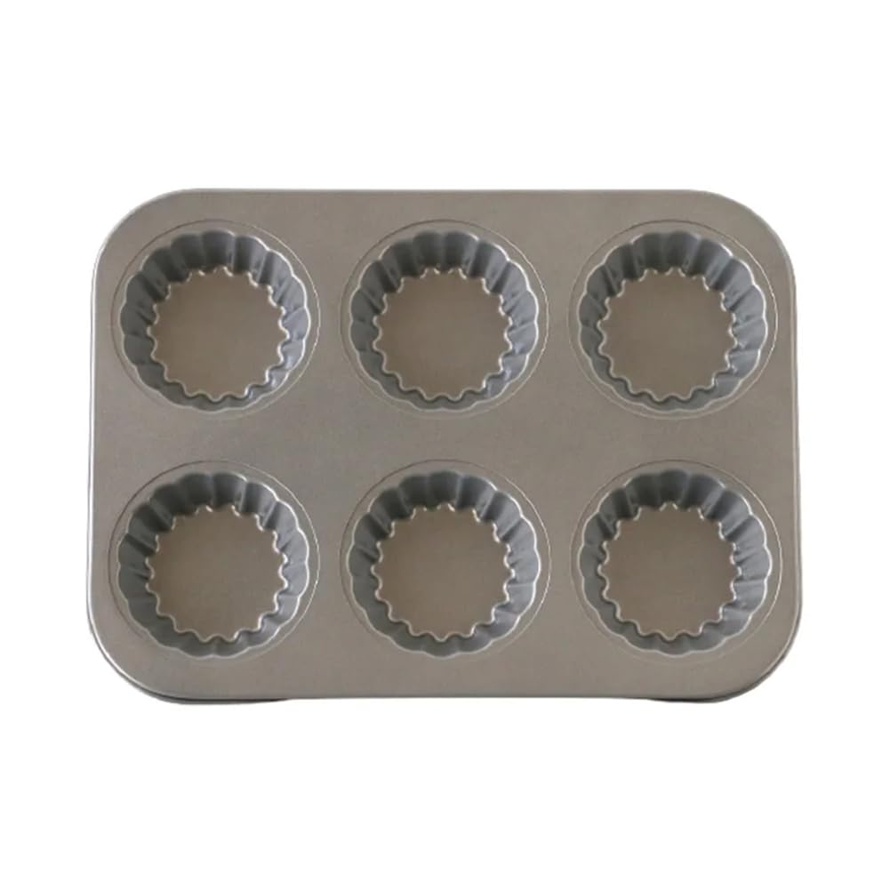 Flaroey D Flower Lace Carbon Steel Bakeware Mol Fruit Egg Tart Mini Cupcake Biscuit Mol Cookie Pie Iy Moul