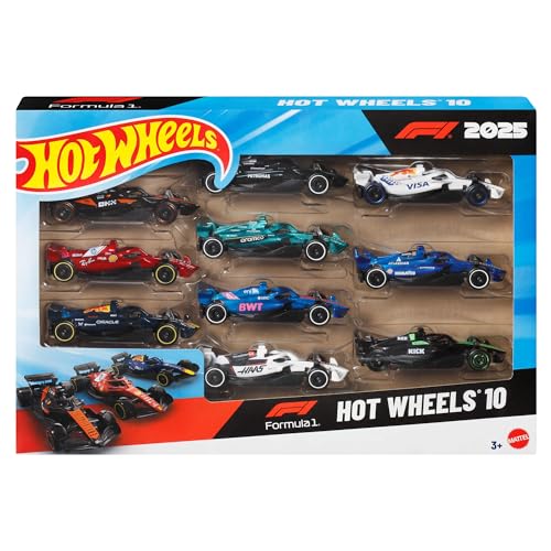 Hot Wheels Formula 1 2025 Pack de 10
