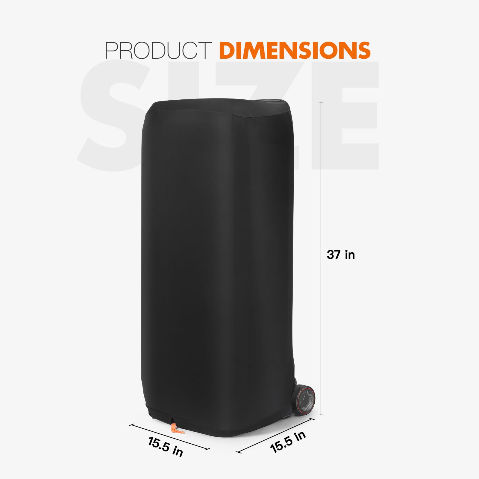 Housse anti-poussière souple pour haut-parleur portable JBL Partybox 710/720 - Housse élastique souple pour protection extérieure/rangement à la maison (Partybox 720)