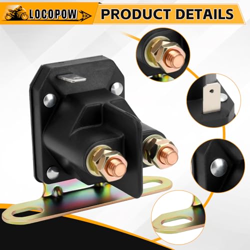 Solenoide de arranque compatible con MTD 725-1426 Murray 24285 Snapper Ariens 6