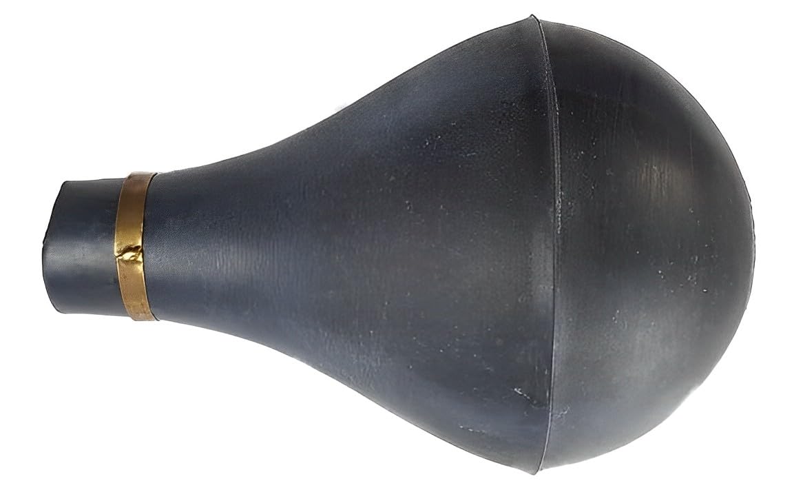 Perfito Replacement New Black Rubber Horn With Clip Fits Antique Brass Car Taxi Truck Horn