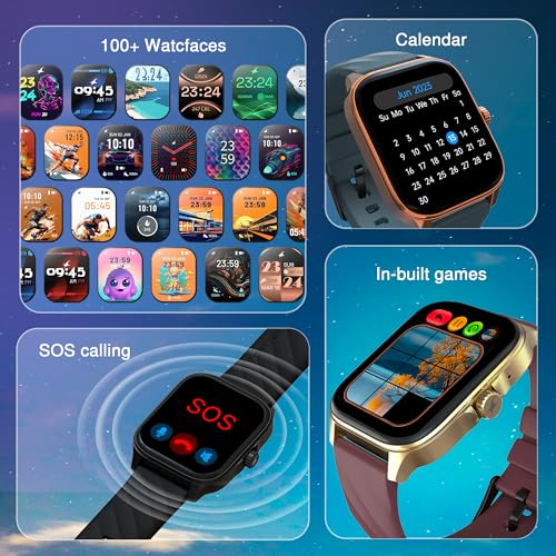 Fastrack New Astor FS1 PRO Smart Watch, Large Super AMOLED Display (1.97