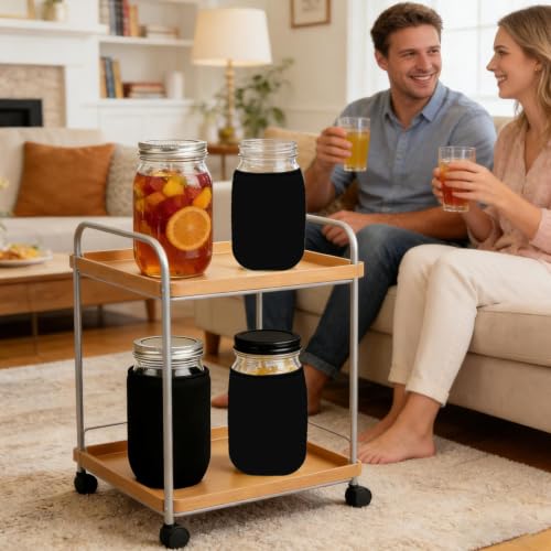 Protector hidropónico de luz opaca para tarros de 24 y 32 oz 3
