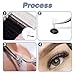 Qeelasee Faux Mink Silk Eyelash Extensions 0.03mm D Curl 10mm Semi-Permanent Individual Lashes Extension Professional Salon Use