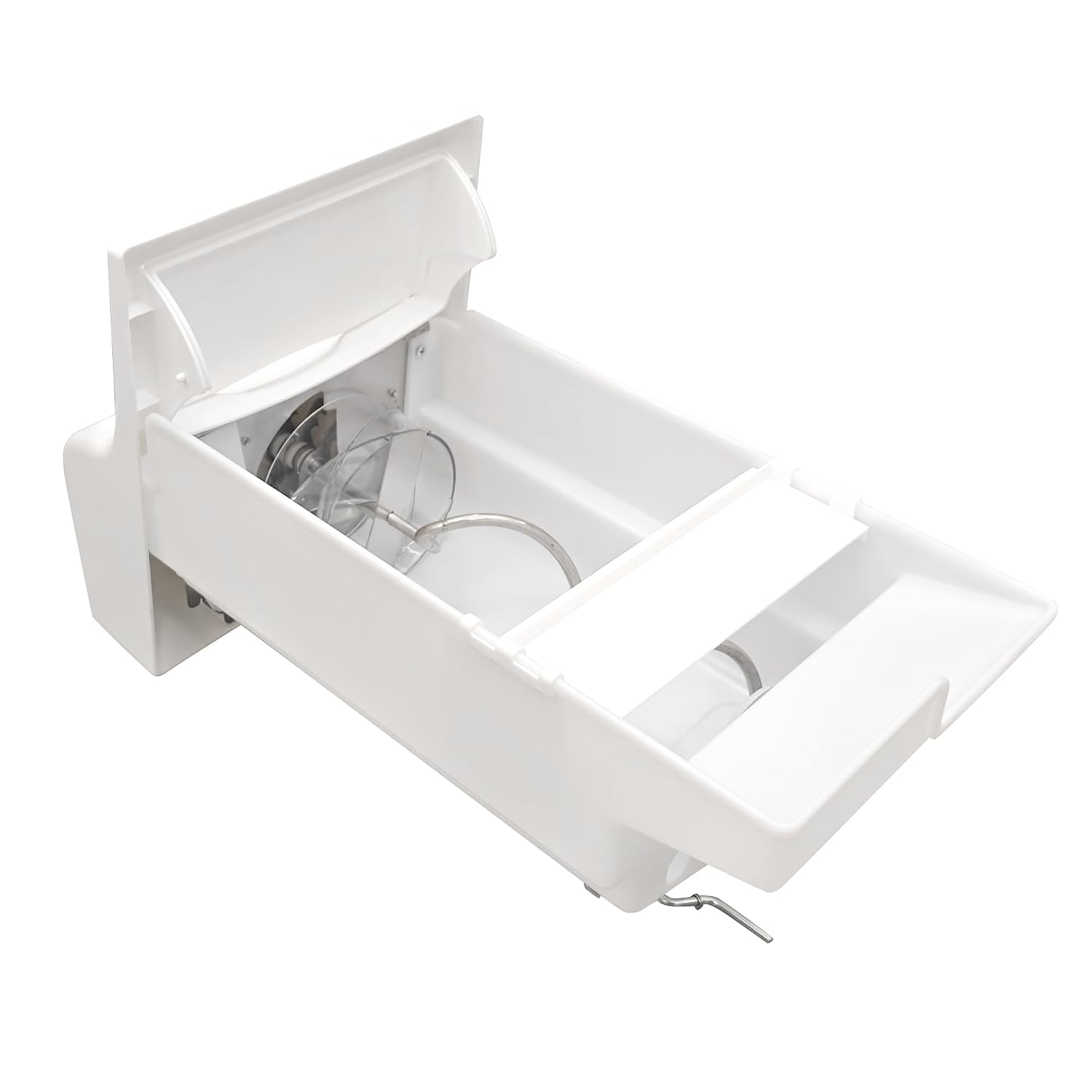 241860803 Refrigerator Ice Container Assembly (Includes ice Auger & Crusher Blades) - Compatible with Some Crosley, Electrolux, Gibson, Kenmore, White-Westinghouse and Frigidaire Refrigerators