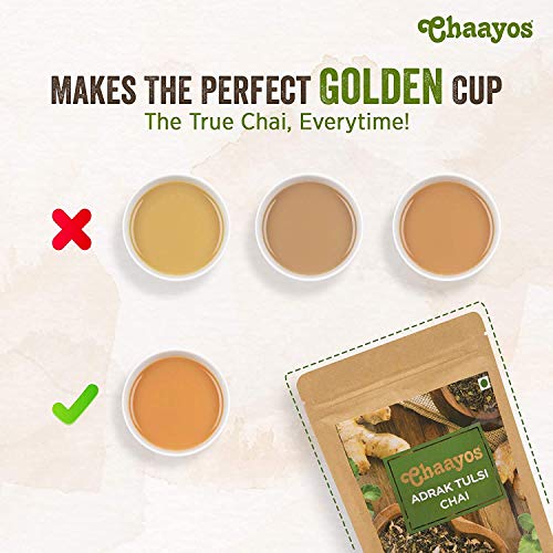 Thé antifatigue Chaayos au gingembre et tulsi - Solution naturelle contre le stress