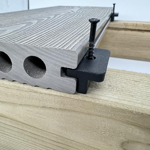 Clips de fixation en T pour terrasse composite et aménagement de plage de piscine