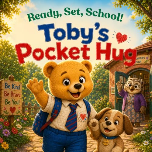 Toby’s Pocket Hug | A Gentle Children’s Book About School Anxiety, Separation Anxiety, and Toddler First Day of School Fears (Preschool & Kindergarten Coping Skills)