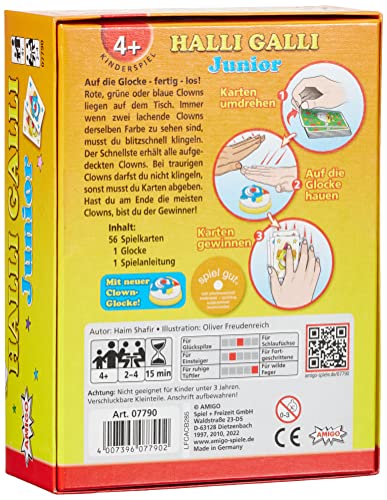 AMIGO 7790 - Halli Galli Junior, Kartenspiel, Inhalt: 1 Stück, Kind – Bild 3