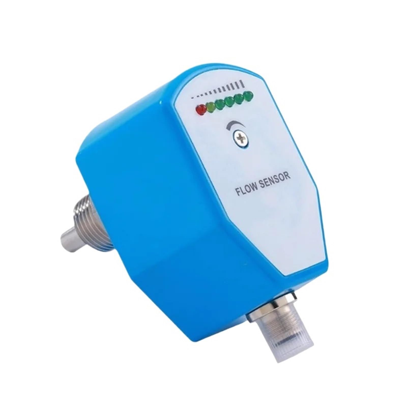 Sensor de flujo térmico analógico 4-20ma y relé AC220V para tuberías de gas y agua