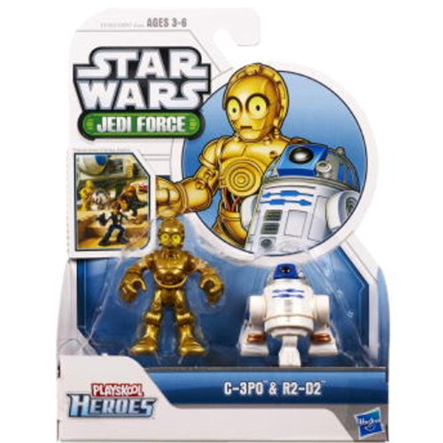 Playskool Heroes, Star Wars, Jedi Force Figures, R2-D2 and C-3PO