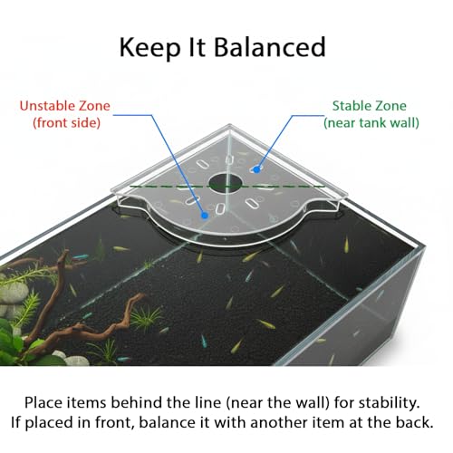 Image of Aquarium Plant Holder for Rimless Fish Tank - 2 Pcs Corner Shelf for Fish Tank Top, Aquatic Plant Planter & Organizer for Aquatic Plants, Decor, and Accessories (White)