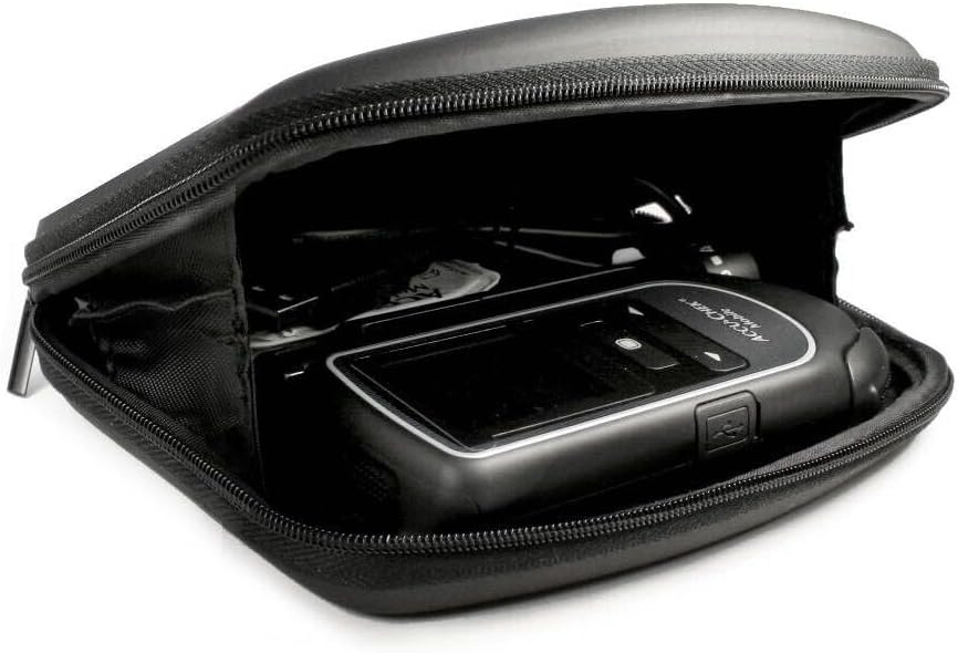 Hard Shell Bag Case Cover [Compatible with Accu-Chek/Aviva ] Diabetes Testing Kit