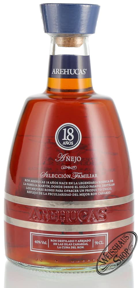Ron Arehucas 18 Años Añejo Selección Familiar 40% Vol. 0,7l Giftbox