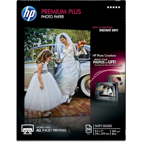 HP Premium Plus Photo Paper, Satin, 8.5x11 in, 50 sheets (CR667A) - image 5