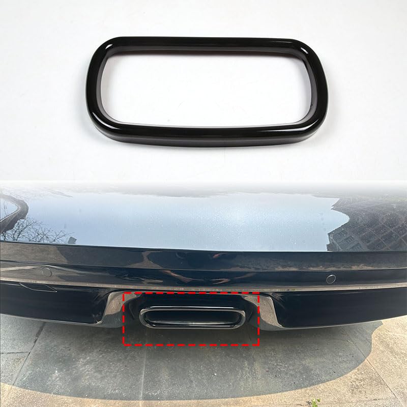 Décoration de pot d'échappement de voiture - Convient pour Jaguar F-TYPE 2024, cadre de tuyau d'échappement de voiture Quad - Accessoire de voiture Jaguar...