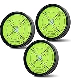 RONGPRO Aluminium High Precision Horizontal Bubble Cardan Level, Bubble Level Tool Circle Round 2.4