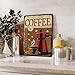 Imagen de Hobbspring 1 cartel vintage de chapa de metal 20 x 30 cm retro hierro café y cafeteras cartel aspecto oxidado Get More Coffee Endless Cup Cartel de chapa Café Bar Hogar Oficina Cocina Decoración de