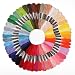 Zxiixz 50 Skeins Embroidery Floss, Rainbow Colors Friendship Bracelet String and Cross Stitch Thread, Embroidery Thread for DIY Friendship Bracelet Project, Craft Floss String for Cross Stitch Crafts