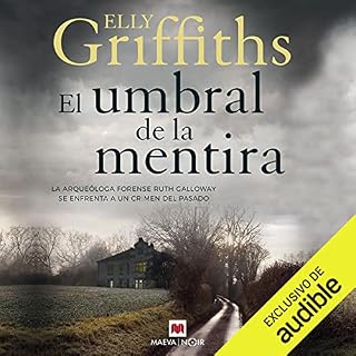 Diseño de la portada del título El umbral de la mentira - Los huesos nunca mienten