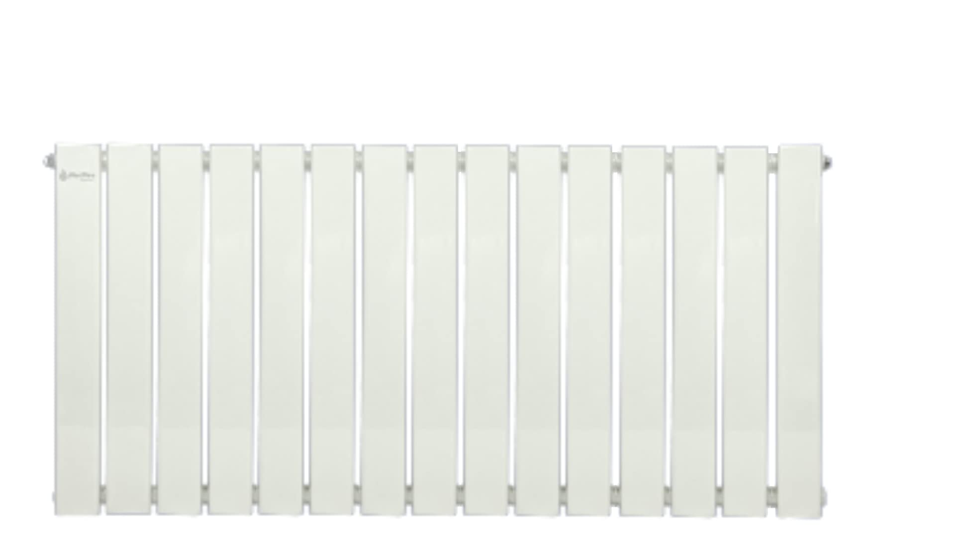 HORIZENTAL Vertical Designer Flat Panel Column Radiator for Central Heating Double (600X1180(D), Gloss White)