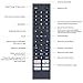 ERF3J80H Universal Remote Control Replacement for Hisense Smart TV 43A6G 50A6G 50U6G 50U68G 55U6G 55A6G 55U68G 60A6G 65U68G 65A6G 65U6G 70A6G 75A6G 75U6G 75U68G -Upgraded Version