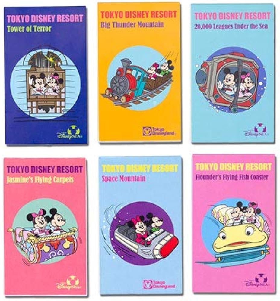 Amazon.co.jp: ミッキー＆ミニー メモセット アトラクションデザイン