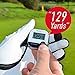 GolfBuddy AIM V10 Golf Navigation GPS Tracker Voice Rangefinders for Hat, Accuracy Distance Talking Bluetooth Wireless Laser Range Finder, Water Resistant Hunting Accessories for Golfers, Chrome