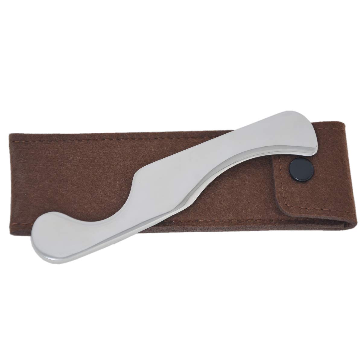 Zestaw Gua Sha, IASTM narzędzie Gua Sha, skrobak do mięśni ze stali nierdzewnej, zestaw 6 sztuk, do terapii tkanek miękkich i redukcji bólu mięśni ramion, nóg, pleców, ramion (7C szt.)