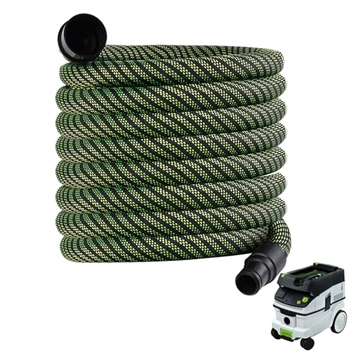 NEXAGEBIUS Dust Extractor Hose Anti-static D27/32X10M 2019-2025 Compatible with Festool Vacuum CT 15/25/26/36/48 and CT MINI/MIDI Vacuum Diameter 27/32 mm